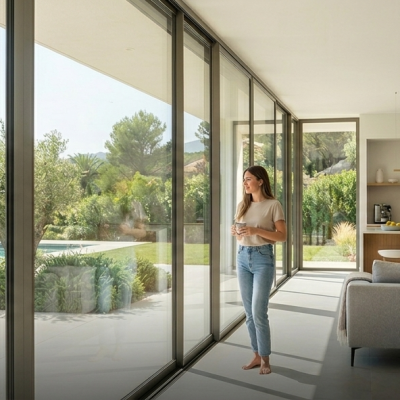Ventanas minimalistas y grandes superficies acristaladas: más luz natural sin perder eficiencia