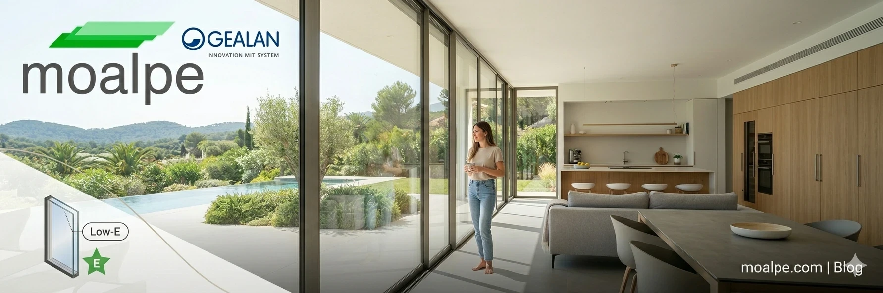 Ventanas minimalistas y grandes superficies acristaladas: más luz natural sin perder eficiencia